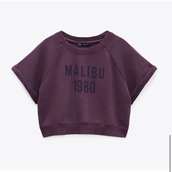 Zara Malibu Crop Top - NWT - Picture 6 of 8